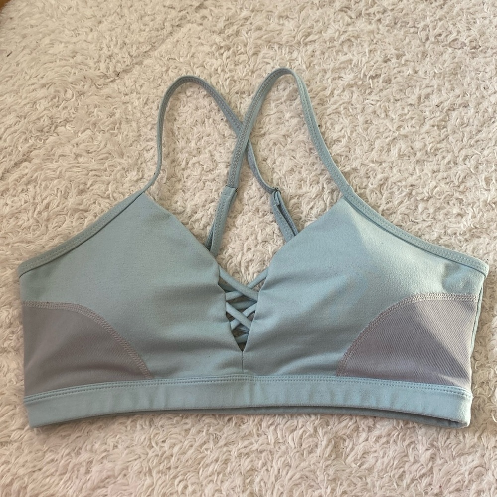 Women's Light Blue Sports Bra